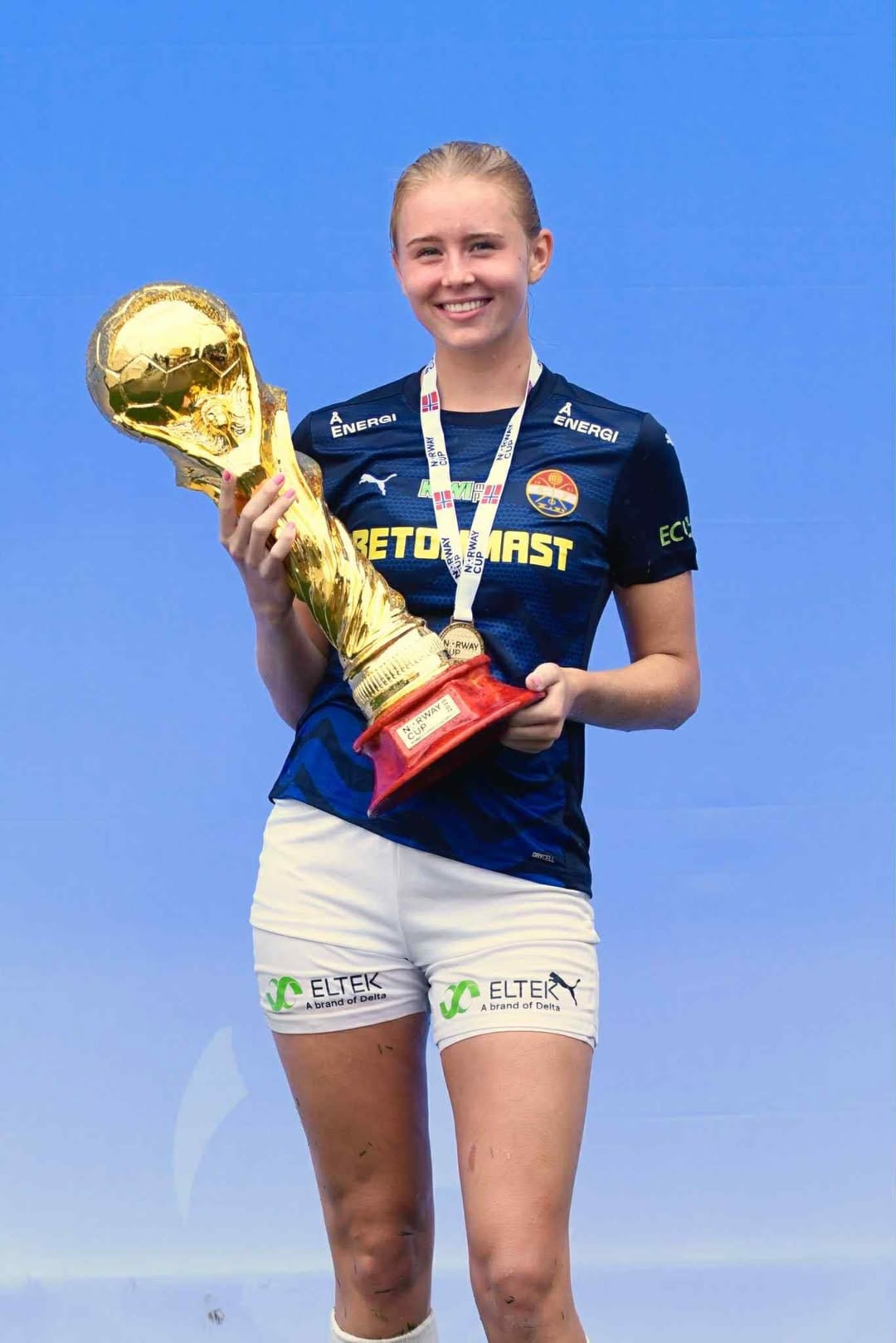 Filtvetjenta Esther Fosse Alkvist tok gull i Norway Cup